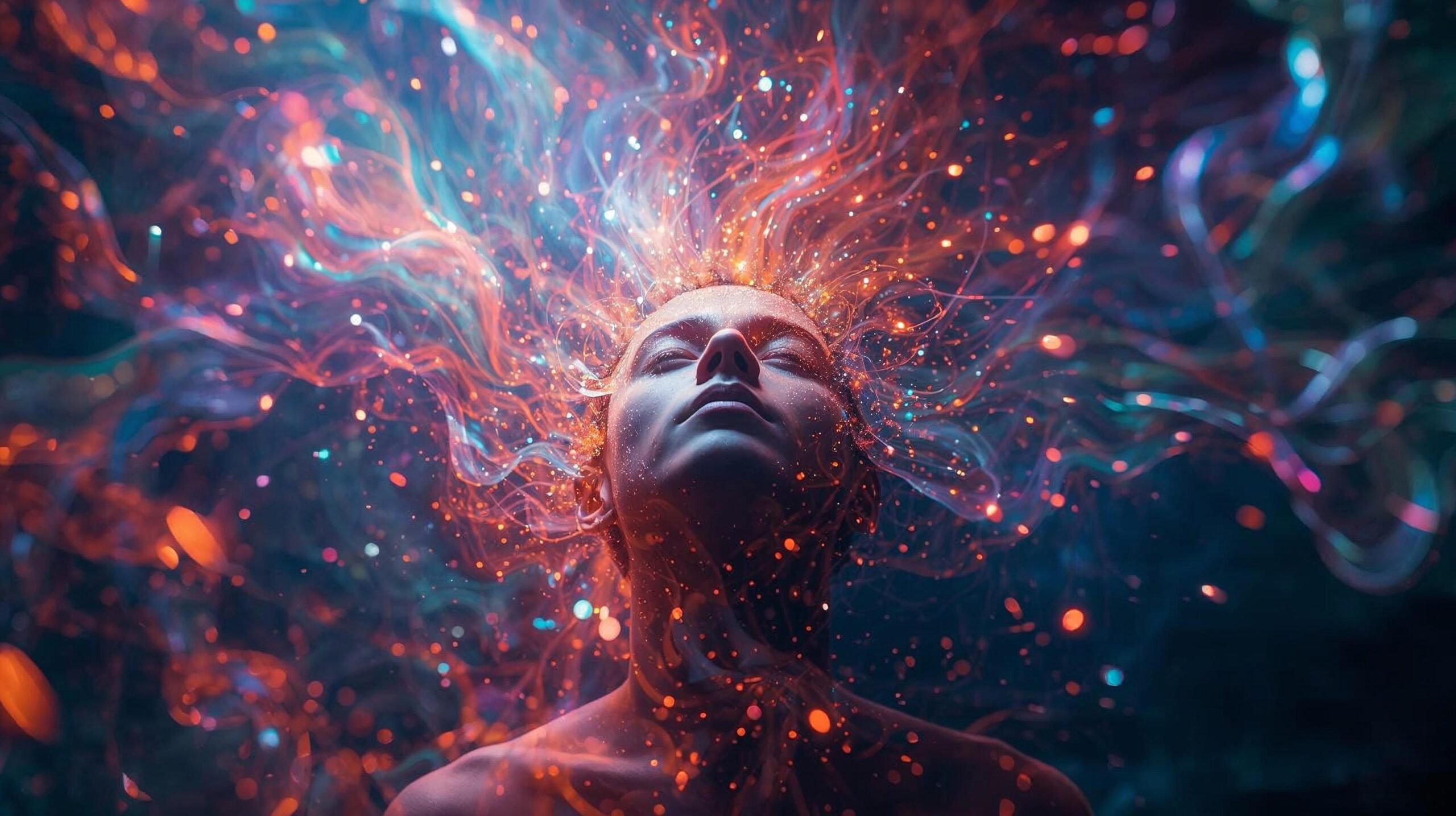 Psychodeliczne doświadczenie po substancjach psychoaktywne – duchowy odlot i energetyczny wgląd w głąb siebie.